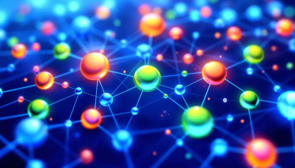 An illustration of backlinks connecting different websites to improve SEO.